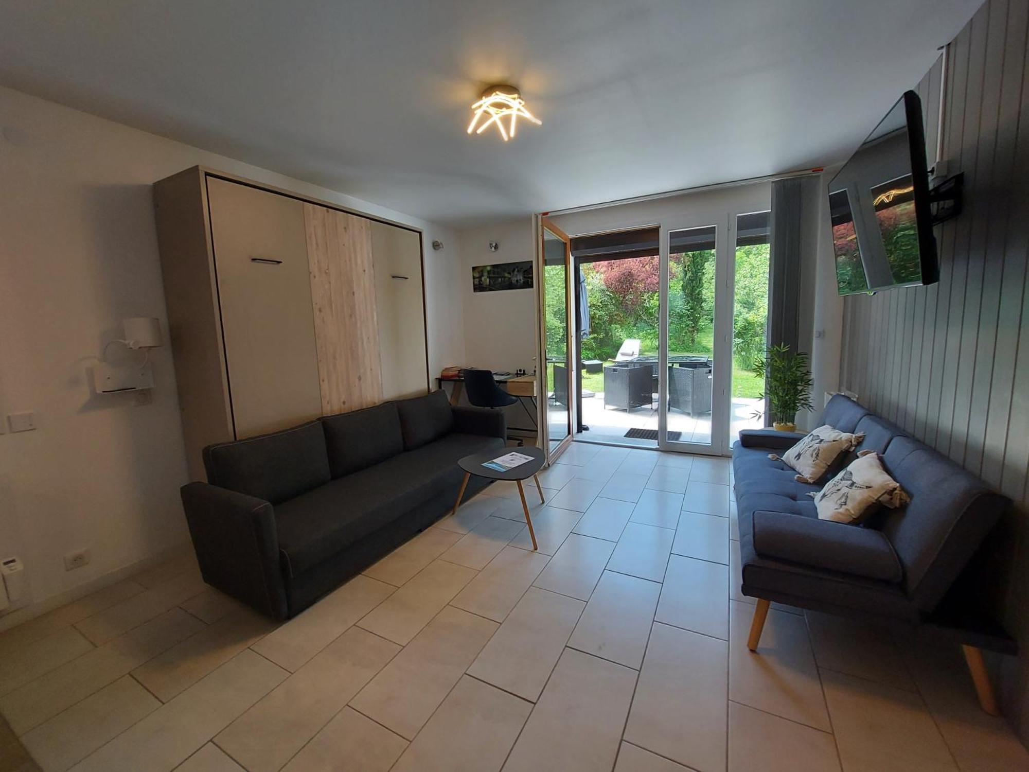 Rare, Cosy Studio Terrasse Au Coeur De St-Jorioz Saint-Jorioz Exteriör bild
