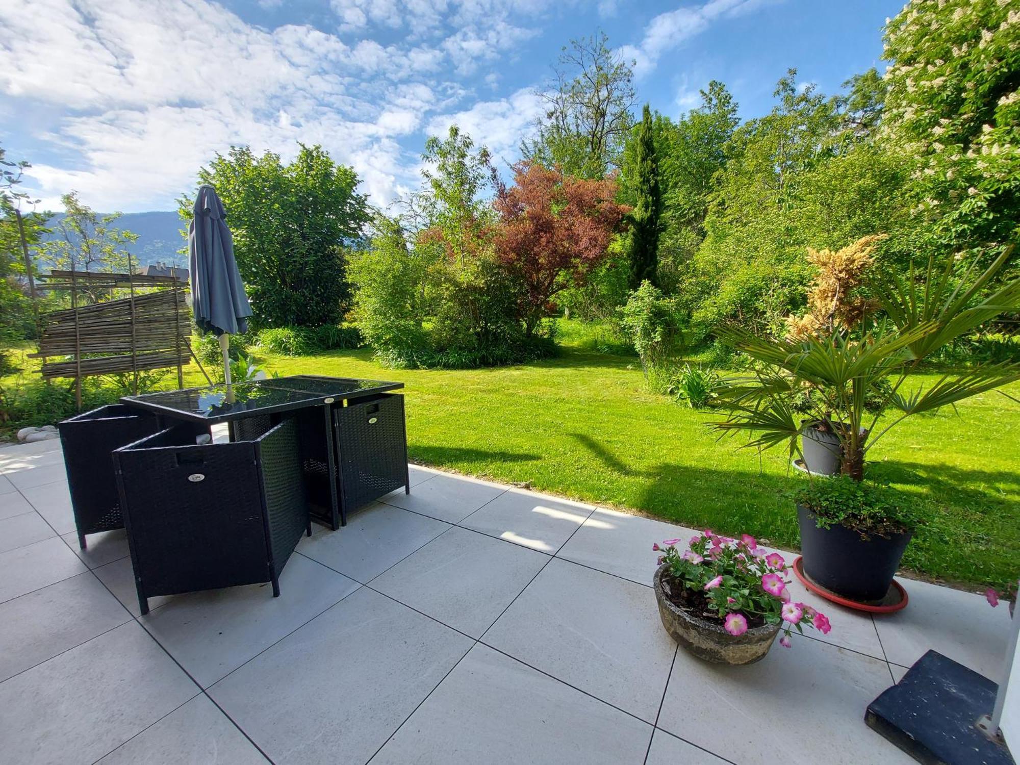 Rare, Cosy Studio Terrasse Au Coeur De St-Jorioz Saint-Jorioz Exteriör bild